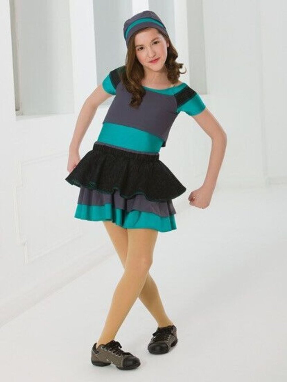 Revolution Dancewear Costume Girls Child Large 2 Pc Let It Roll Style # 635